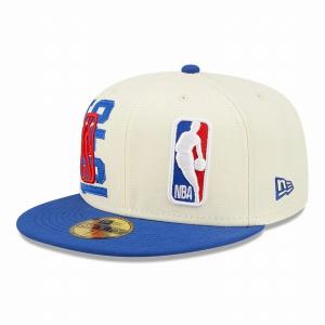 NBA NBAロゴ キャップ NBAドラフト2022 Draft 9FIFTY スナップバック ニューエラ/New Era クリーム ロイヤル｜mlbshop