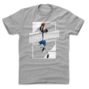 NBA シェイ・ギルジアス・アレクサンダー オクラホマシティ・サンダー Tシャツ Stretch T-Shirt 500Level ヘザーグレー｜mlbshop