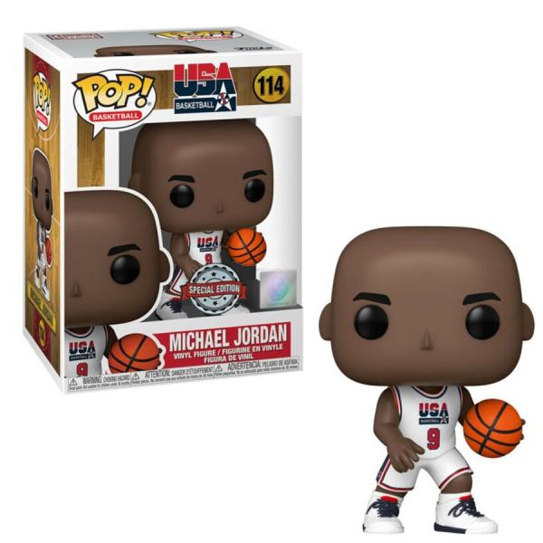 NBA マイケル・ジョーダン USA フィギュア Pop! Collectible Figure (...