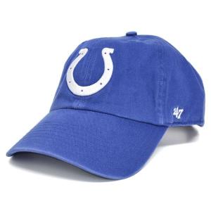NFL コルツ キャップ 帽子 ブルー 47ブランド Cleanup Adjustable キャップ｜mlbshop