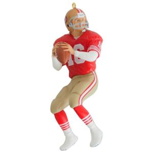 NFL 49ers ジョー・モンタナ クリスマスオーナメント Hallmark レアアイテム｜mlbshop