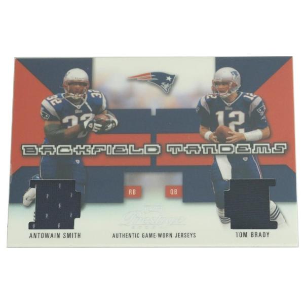 NFL ペイトリオッツ トム・ブレイディ 2003 アントウェイン・スミス &amp; ユニフォーム カード...
