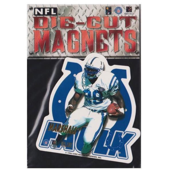 NFL マーシャル・フォーク コルツ 1996 Die Cut マグネット Pro Magnets