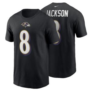 NFL ラマー・ジャクソン レイブンズ Tシャツ プレイヤー ネーム＆ナンバー ナイキ/Nike ブラック