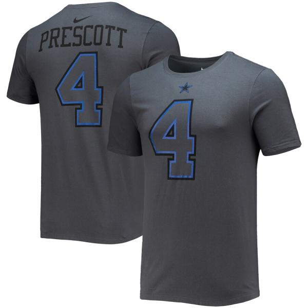 NFL ダック・プレスコット カウボーイズ Tシャツ Player ネーム＆ナンバー T-Shirt...