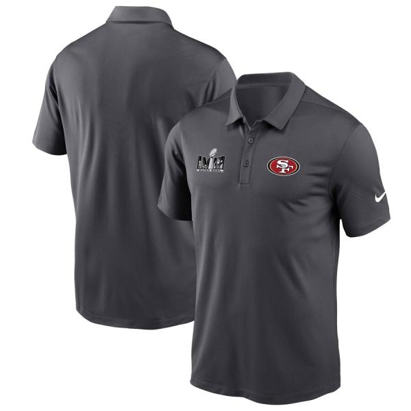NFL 49ers 第58回スーパーボウル進出記念 Performance Patch Polo ナ...