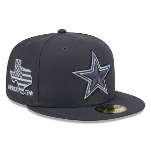 NFL カウボーイズ キャップ ドラフト2024 Draft 59FIFTY Fitted Hat オンステージ ニューエラ/New Era グラファイト｜mlbshop