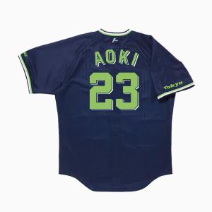 東京ヤクルトスワローズ グッズ 青木宣親 プロコレ ユニホーム/ユニフォーム マジェスティック/Majestic ビジター｜mlbshop