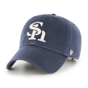 福岡ソフトバンクホークス グッズ キャップ/帽子 フェルトワッペン '47 クリーンアップ 47 Brand ネイビー｜mlbshop