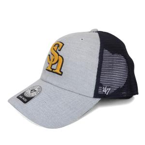 福岡ソフトバンクホークス グッズ キャップ/帽子 タマラック '47 クリーンアップ 47 Brand グレー｜mlbshop