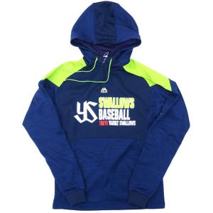 東京ヤクルトスワローズ グッズ パーカー/フーディー 2020プロコレロゴパーカー マジェスティック/Majestic ネイビー｜mlbshop