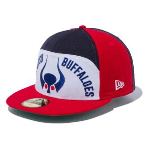 近鉄バファローズ キャップ グッズ ニューエラ 59FIFTY New Era 帽子 ホワイト ネイビー スカーレット 岡本太郎｜mlbshop