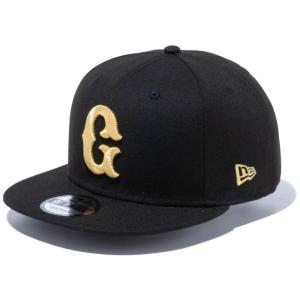 読売ジャイアンツ 巨人 グッズ ニューエラ キャップ GIANTS G LOGO 9FIFTY アジャスタブル スナップバック New Era ブラック ゴールド｜mlbshop