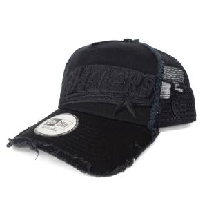 北海道日本ハムファイターズ グッズ メッシュキャップ ダメージトラッカーメッシュキャップ ニューエラ/New Era ブラック｜mlbshop