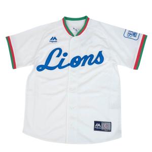 埼玉西武ライオンズ グッズ ユニフォーム 1979 復刻レプリカ ジャージ マジェスティック/Majestic ホーム｜mlbshop