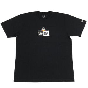 つば九郎 東京ヤクルトスワローズ グッズ Tシャツ ボックスロゴ Tee ニューエラ/New Era ブラック｜mlbshop