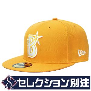 横浜DeNAベイスターズ グッズ キャップ 【セレクション別注】カスタムカラー 59FIFTY ニューエラ/New Era オレンジ｜mlbshop