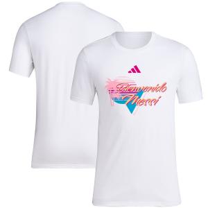 Soccer リオネル・メッシ インテル・マイアミ Tシャツ Messi x Bienvenido T-Shirt アディダス/Adidas ホワイト｜mlbshop