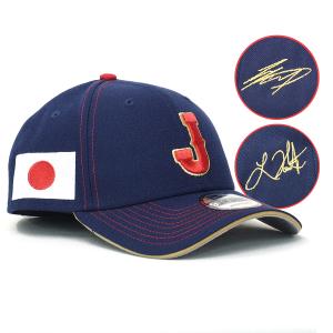 WBC 大谷翔平 ラーズ・ヌートバー 侍ジャパン キャップ サイン刺繍 2023 World Baseball Classic 9FORTY ニューエラ/New Era ネイビー｜mlbshop