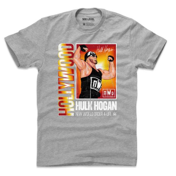 WWE ハルク・ホーガン nWo Tシャツ Legends Hollywood Flex  500L...