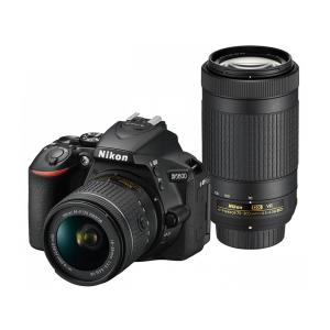 Nikon デジタル一眼レフカメラ D5600 ダブルズームキット ブラック D5600WZBK｜mlf