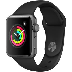 Apple Watch Series 3 GPSモデル 38mm MQKV2J/A [ブラックスポーツバンド]｜mlf