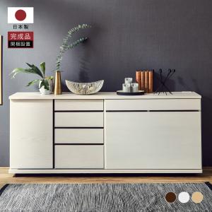 【 Meuble ( モーブル ) 公式 】 大川家具 サイドボード テレビ台 TV台 リビング 収納 完成品 180cm 北欧 国産 ホワイト ブラウン 開梱設置無料 ストレージ
