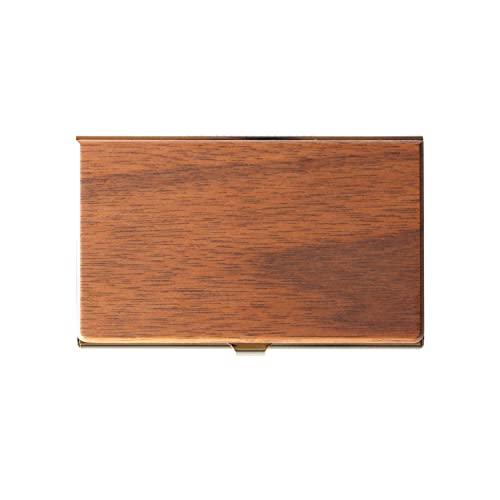 +LUMBER by Hacoa CARD CASE 重厚感のあるステンレス素材と銘木をあわせた木製...