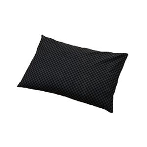 枕 パイプ ハードパイプ まくら 高め 硬め タイプ 高さ調整 可能 市松模様 枕カバー 付き (黒, 35×50)｜mlp-store