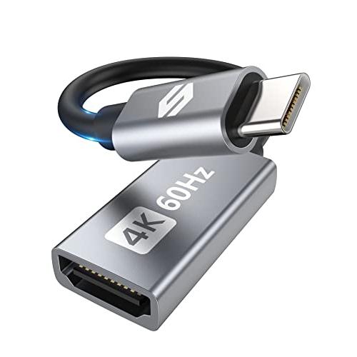 4K@60Hz USB-C HDMI 変換アダプタ 超小型 Silkland タイプC HDMI 変...