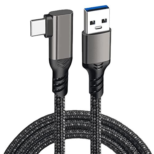 USB Type C ケーブル L字 3A急速充電 10Gbps高速データ転送 USB3.2 Gen...