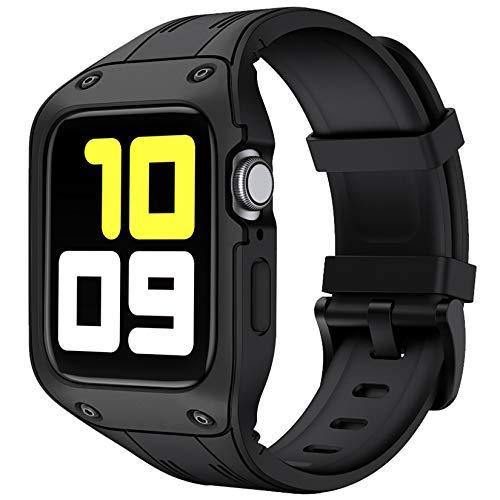 fastgo Apple Watch用バンド 頑丈なバンパーケース 42mm 44mm TPU スマ...