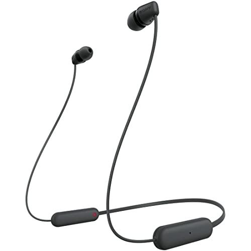 ソニー ワイヤレスイヤホン WI-C100:Bluetooth対応/25時間スタミナ/IPX4防滴/...