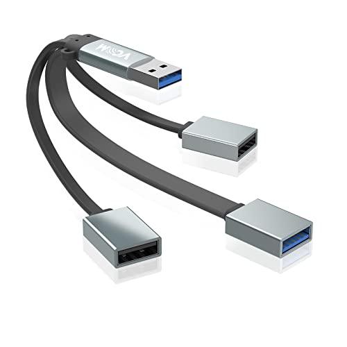 VCOM 3-in-1 USBスプリッタ―Yケーブル 延長コード USB 3.0ハブ 拡張ポート [...