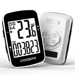 COOSPO サイクルコンピュータ GPS サイコン 無線 サイクリングコンピュータ ワイヤレス 自転車スピードメーター バッテリー内臓 アプリ対応 IPX7級防｜mlp-store