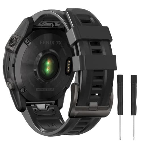 Ankersaila 26mm バンド Compatible with Garmin Fenix 7...