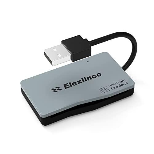 Elexlinco ICカードリーダー, FIPS 201/TAA、ISO 7816 Aクラス、Bク...