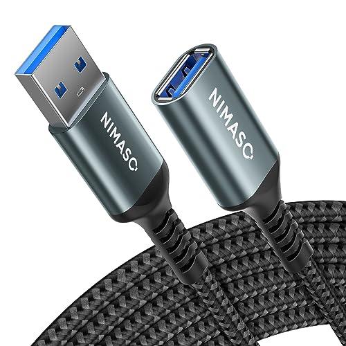 NIMASO USB 延長ケーブル USB3.0規格 3.0m タイプAオス - タイプAメス US...