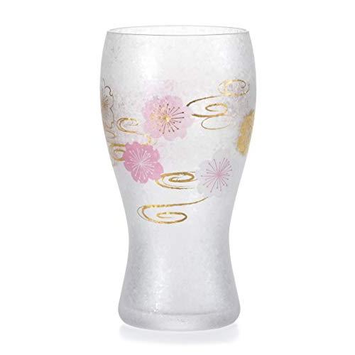 アデリア 酒器 ビールグラス 桜水紋 380ml [プレミアムニッポンテイスト/ビールジョッキ/ビア...