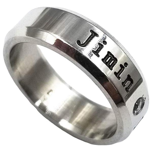 [LIBERTY-M] 誕生日刻印入 指輪 ジミン ネックレス紐付き リング JIMIN