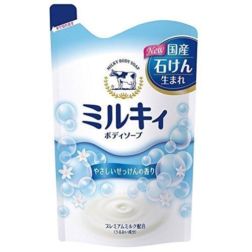 牛乳石鹸 ミルキィボディーソープ 詰替用400ml 317684 00030571 【まとめ買い5個...