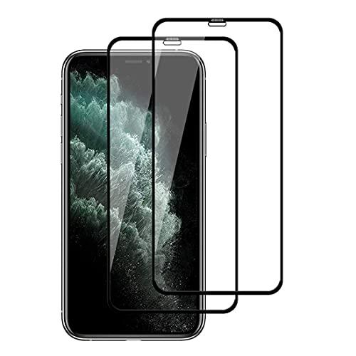 iPhone11 Pro iPhone Xs X ガラスフィルム【2枚】日本製素材旭硝子製?硬度9H...