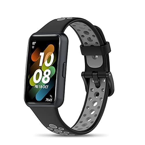 [HeeNia] Huawei Band 7 対応 バンド ストラップ 替えベルト シリコンベルト ...