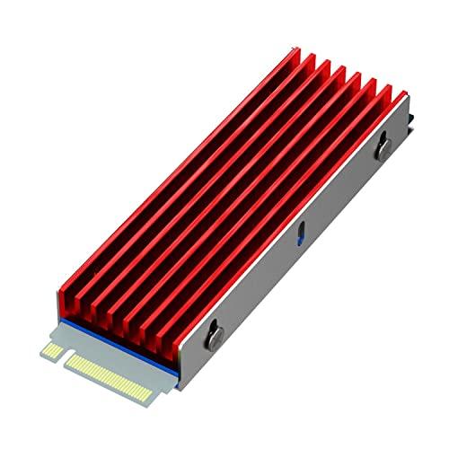 GLOTRENDS PC/PS5にサポートするM.2 SSDヒートシンク (6mm厚み)、大容量（1...