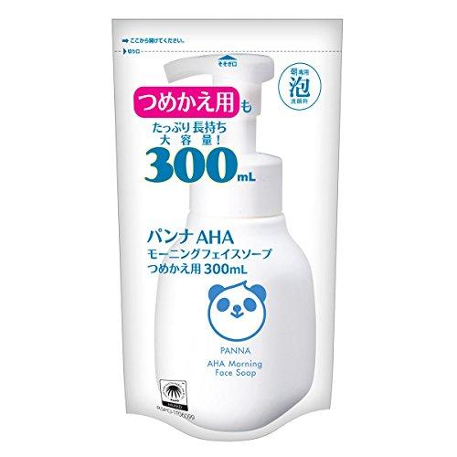 アイアイメディカル パンナAHAモーニングフェイスソープ 泡洗顔料 つめかえ用 300ml