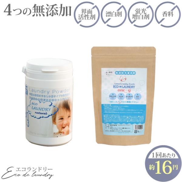 無添加洗濯洗剤 エコランドリー ONE-G ワンジー  洗濯 洗衣液 洗濯用洗剤 洗剤 無香料 詰め...