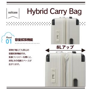 スーツケース Mサイズ 62L〜70L 3〜5...の詳細画像2