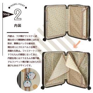 ドラえもん スーツケース Lサイズ HPL23...の詳細画像3