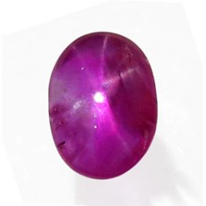 3385 スタールビー 0.77ct 高彩度 シャープなスター効果 ミャンマー : 瑞浪鉱物展示館 ...