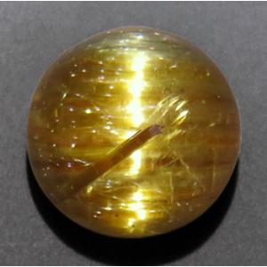 ルチルクォーツキャッツアイ 5.64ct 裸石 ルース 明瞭なキャッツアイ効果 Bahia ブラジル...